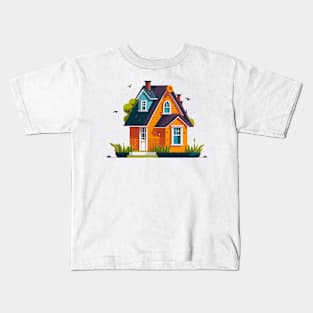 Cute House Kids T-Shirt